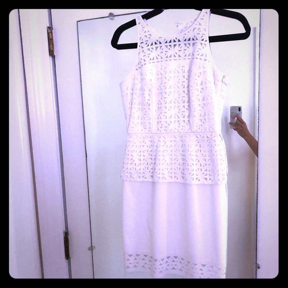 Milly! white cocktail or garden party dress
